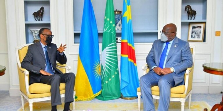 Etat de siège à l’Est de la RDC: à Paris, Paul Kagame soutient Félix Tshisekedi