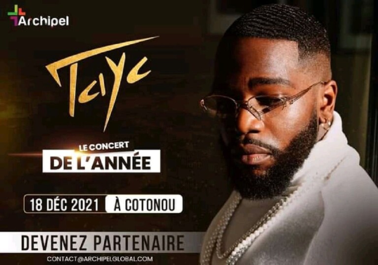 Bénin: le concert de Tayc reporté en raison  du maintien des restrictions sanitaires