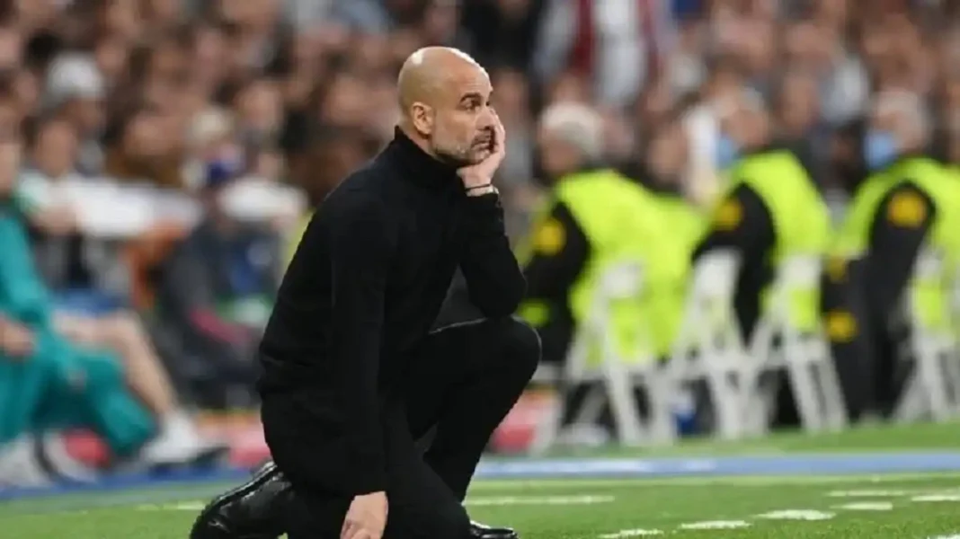 Pep Guardiola, entraineur de Manchester City