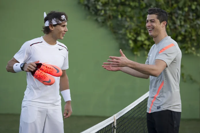 Rafael Nadal et Cristiano Ronaldo