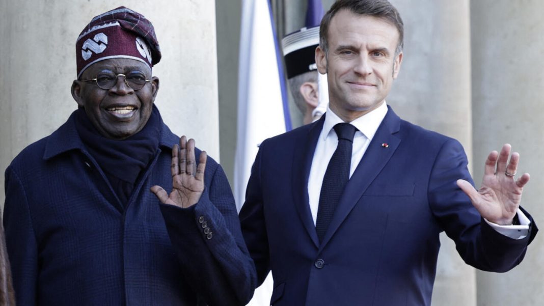 Bola Tinubu et Emmanuel Macron Ã  Paris