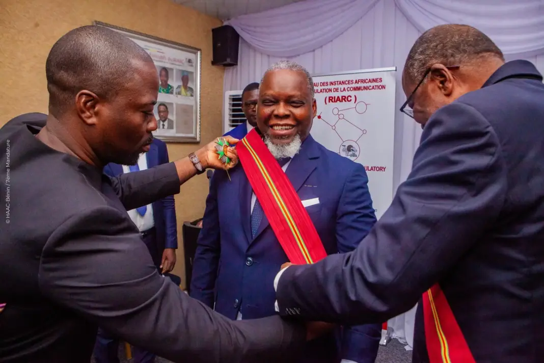 Nouvelle Distinction de Edouard Loko, président de la 7eme mandature de la HAAC; @ HAAC